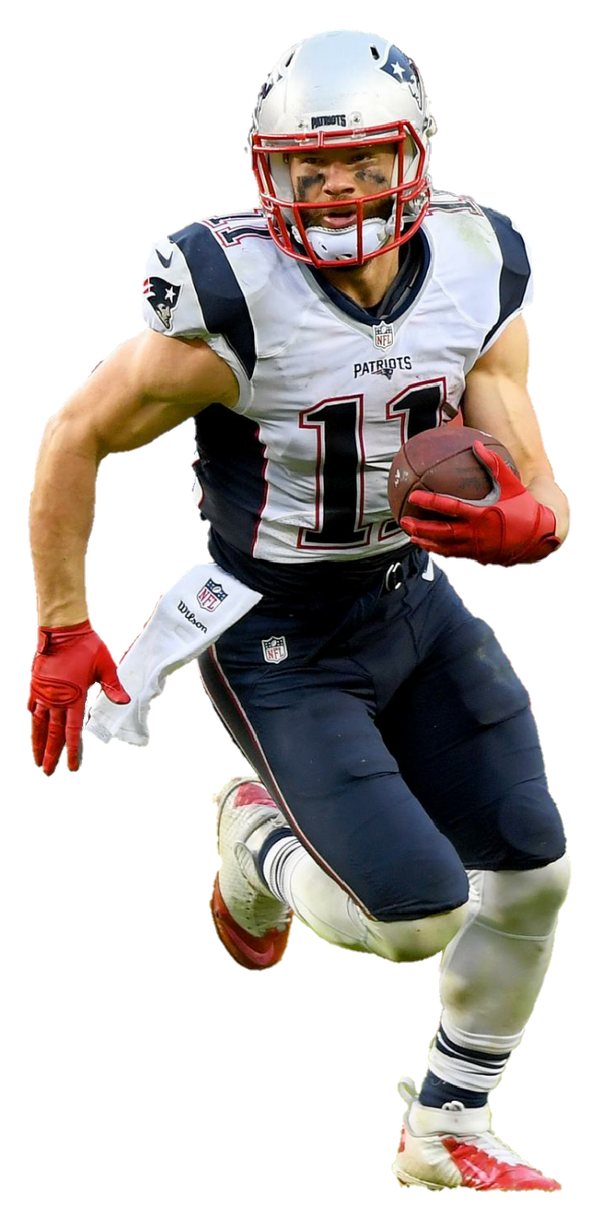 Julian Edelman NE Patriots Away Jersey PNG by