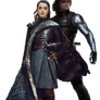 Arya Stark of GoT and Marvel's Winter Soldier PNG