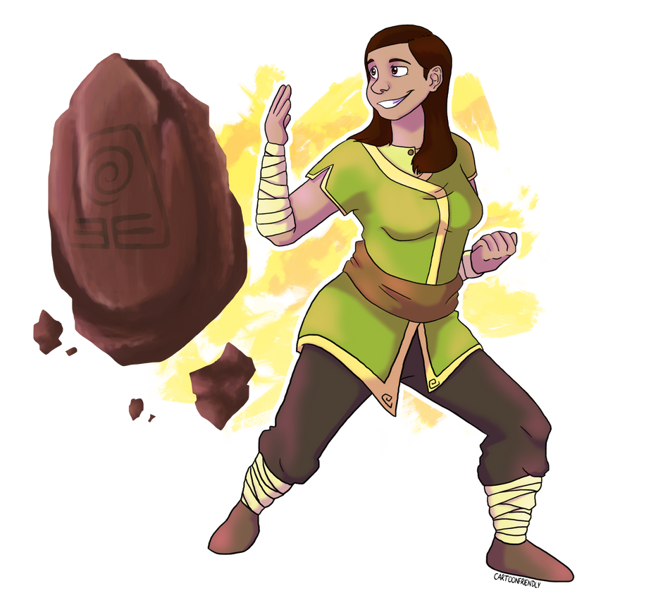 Earthbender Deviantart Me As An Earthbender by CartoonFriendly on DeviantArt