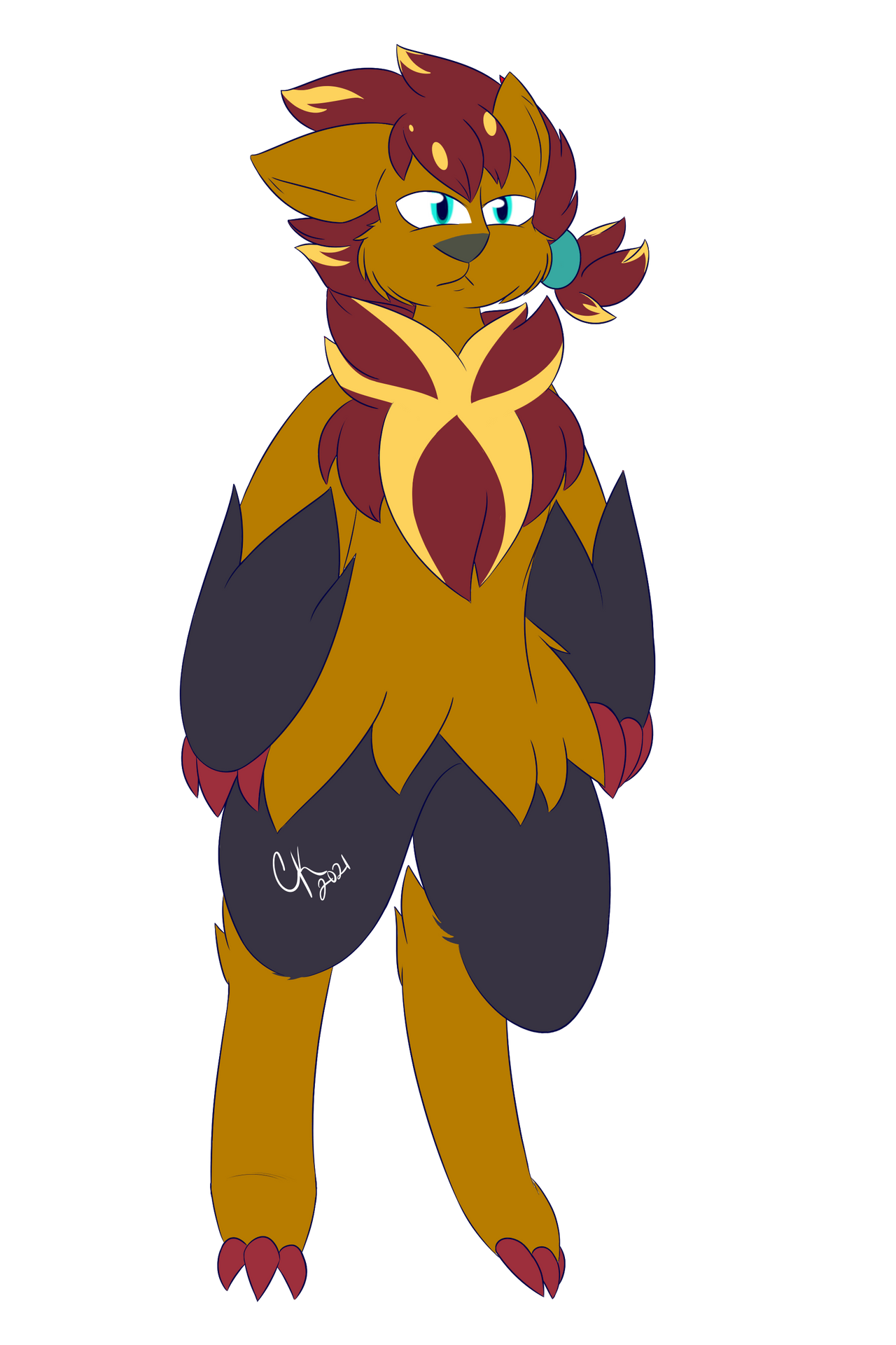 PokeFusion - Pyroar/Zoroark by CozyKomala on DeviantArt