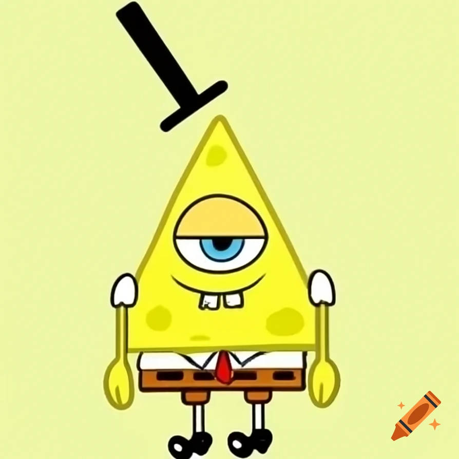 Sponge Cipher Spongebob Fused With Bill Cipher by Rebecca47368 on DeviantArt