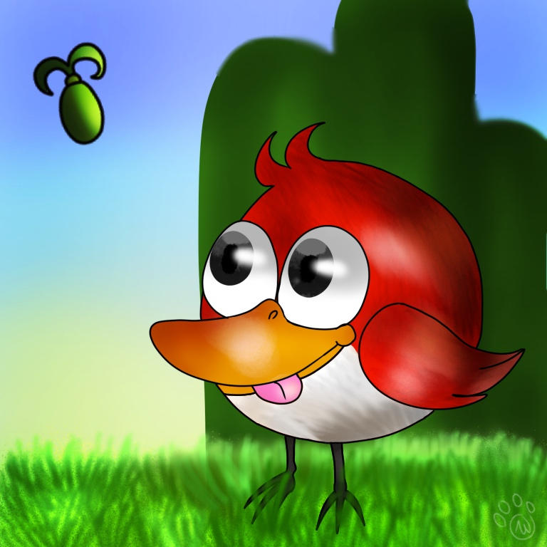 Pyoro by FLOOF-WULF on DeviantArt