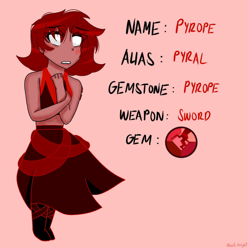Pyrope Gem OC by RagingKnight21 on DeviantArt