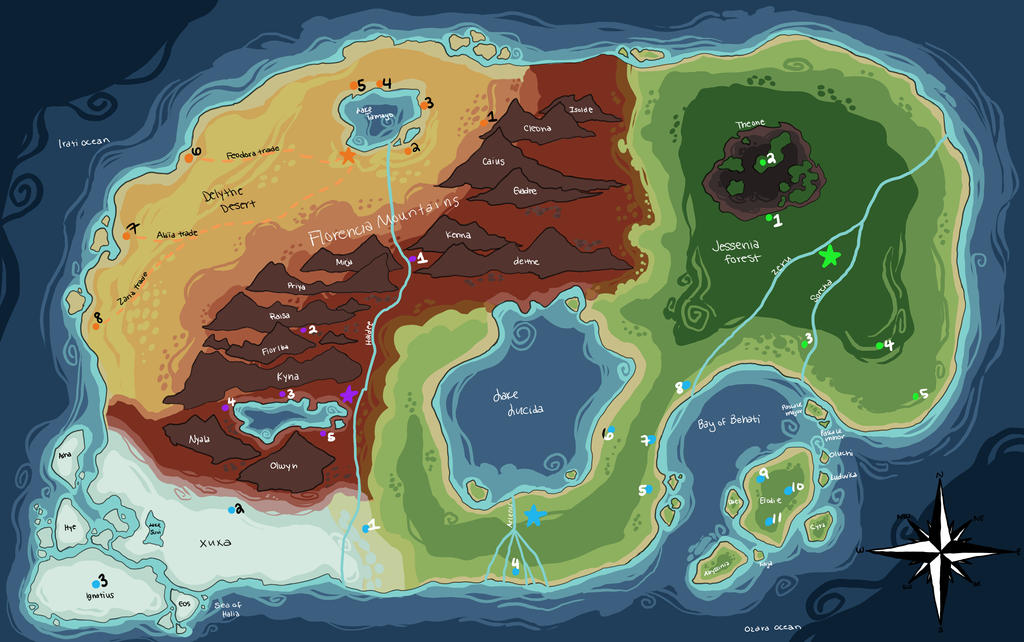 Dreamcopre Map Dreamscape Map by KatyaHam on DeviantArt