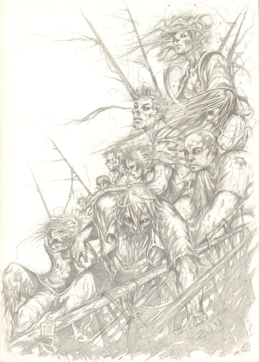 zombies pencil version by MelikeAcar