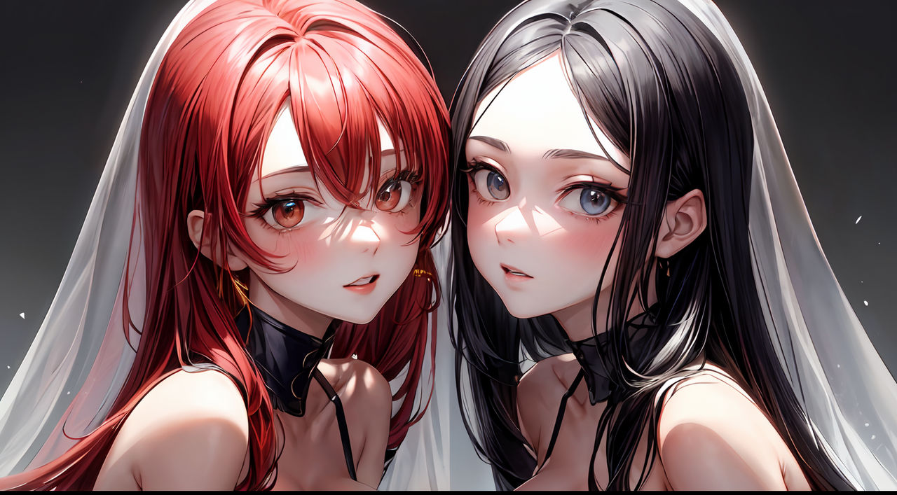 two beautiful anime girls by AmaiMika on DeviantArt