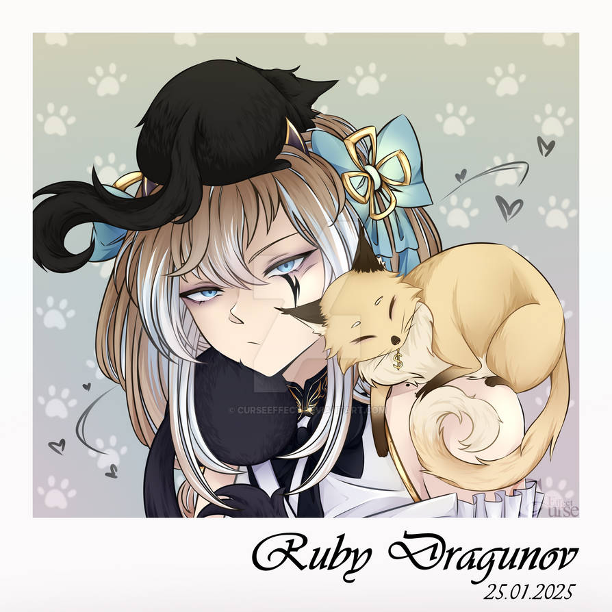 Ruby Rhodd Cat Photo of Ruby with cats by CurseEffect on DeviantArt