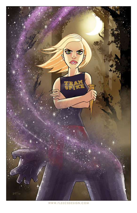 Buffy: 'Team Spike' Print