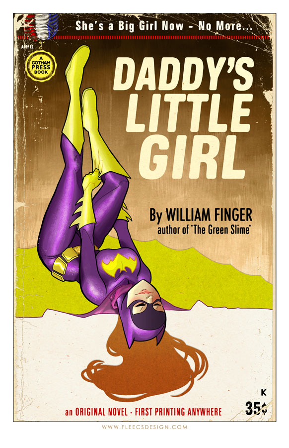 Batgirl Pulp Cover by TonyFleecs
