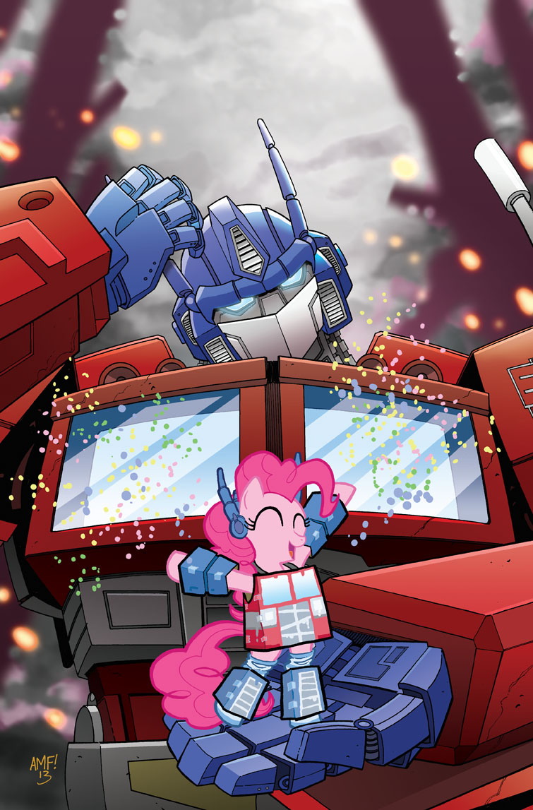 My Little Pony Micro #5 BotCon Cover