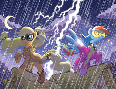 My Little Pony #8 Larry's/Jetpack Cover