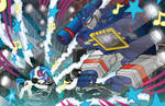 MLP/TF DJ PWN3/Soundwave Lithograph by TonyFleecs
