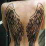 angel wings tattoo