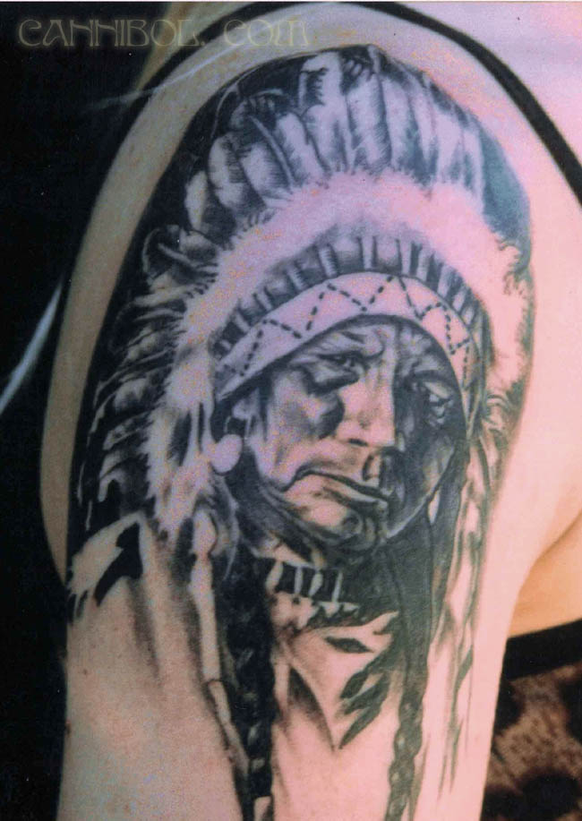 chief hollow horn bear tat