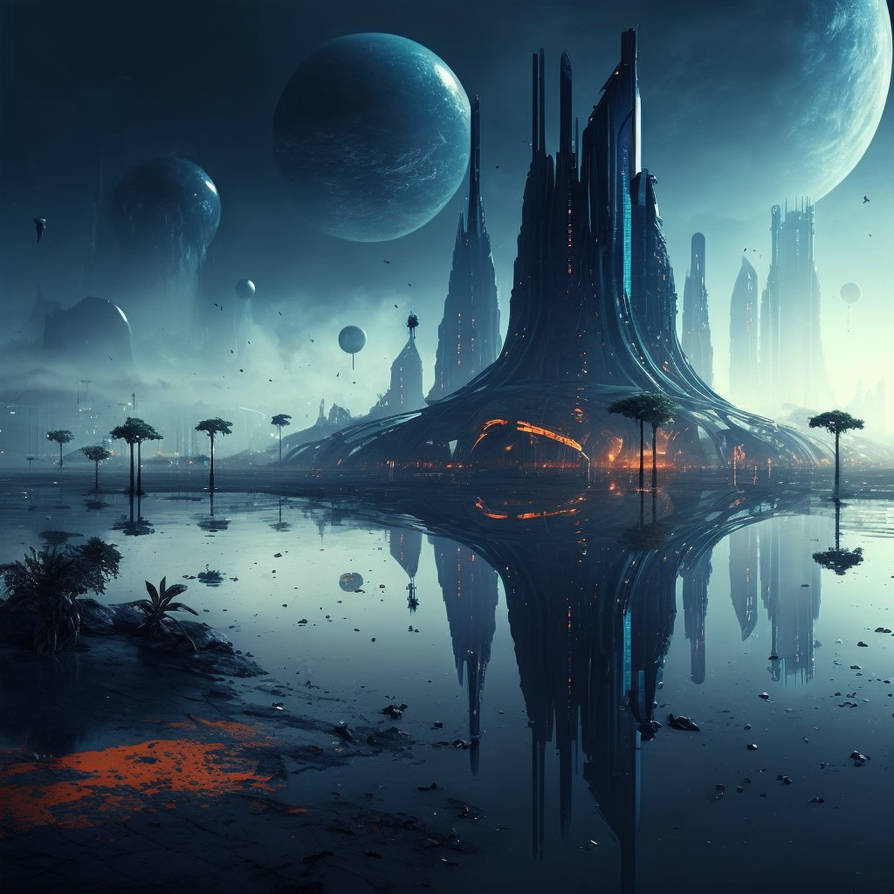 alien city by nervow on DeviantArt