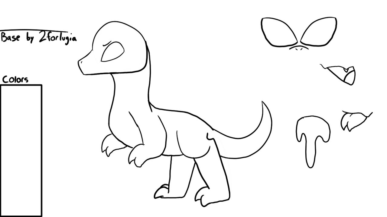 F2U Raptor base! by 2ForLugia on DeviantArt