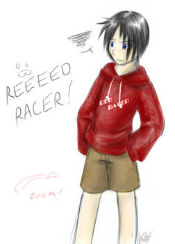 IT'S RED RACER. REEEED RACER.