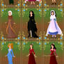 Robin Hood Characters from the Heroine Maker