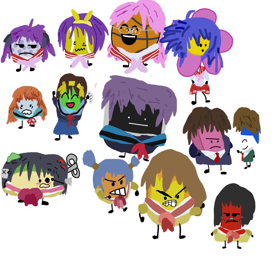 Number One Bfdi BFDI Manga Sticker Sheet by OruNumber1 on DeviantArt