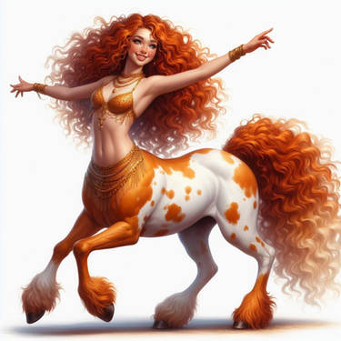 Centaur bellydancer girl