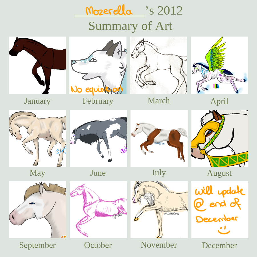 2012 Summery of EQUINE ART