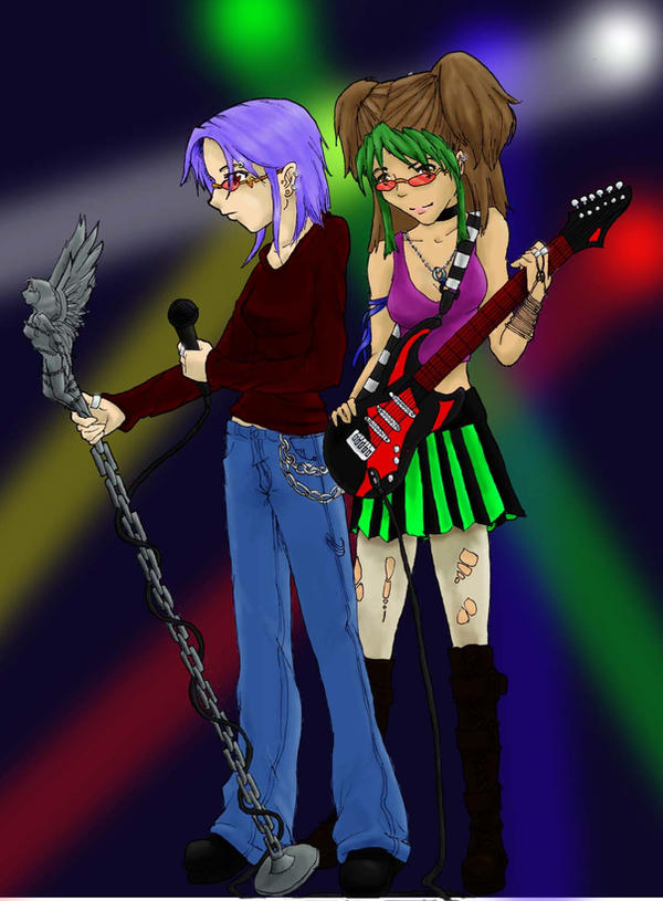 Deviantart Rocker Girl Rocker Girls colour by Yuri-Mono on DeviantArt