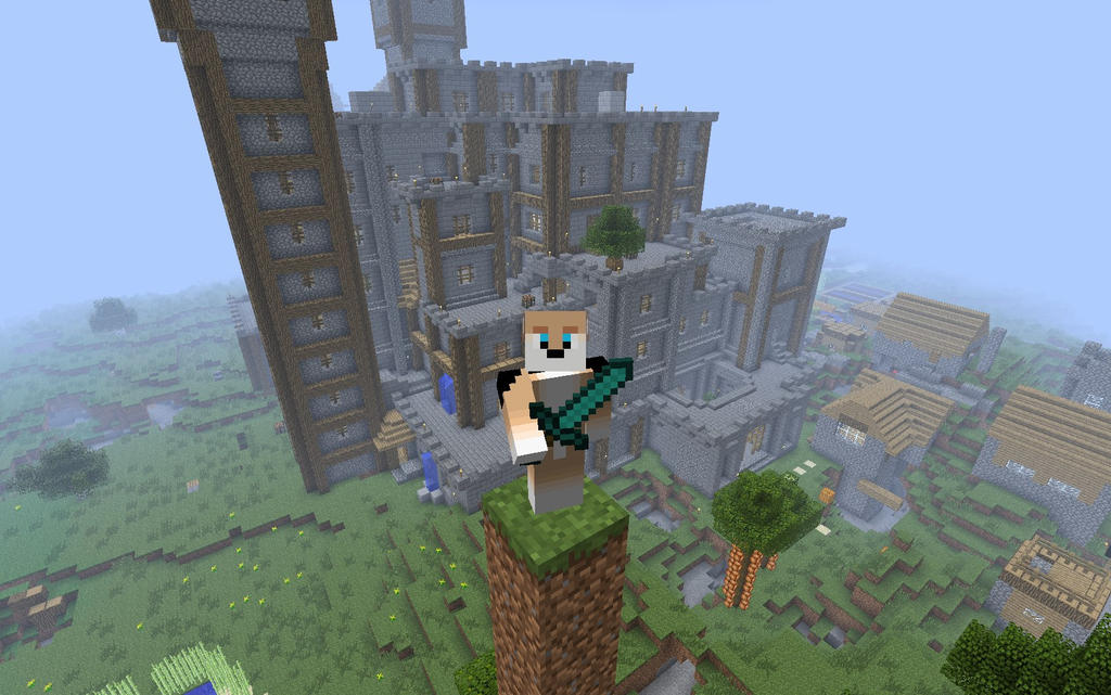 Minecraft Survival Castle By Zoleus On Deviantart