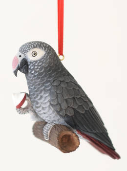 African Grey Carving