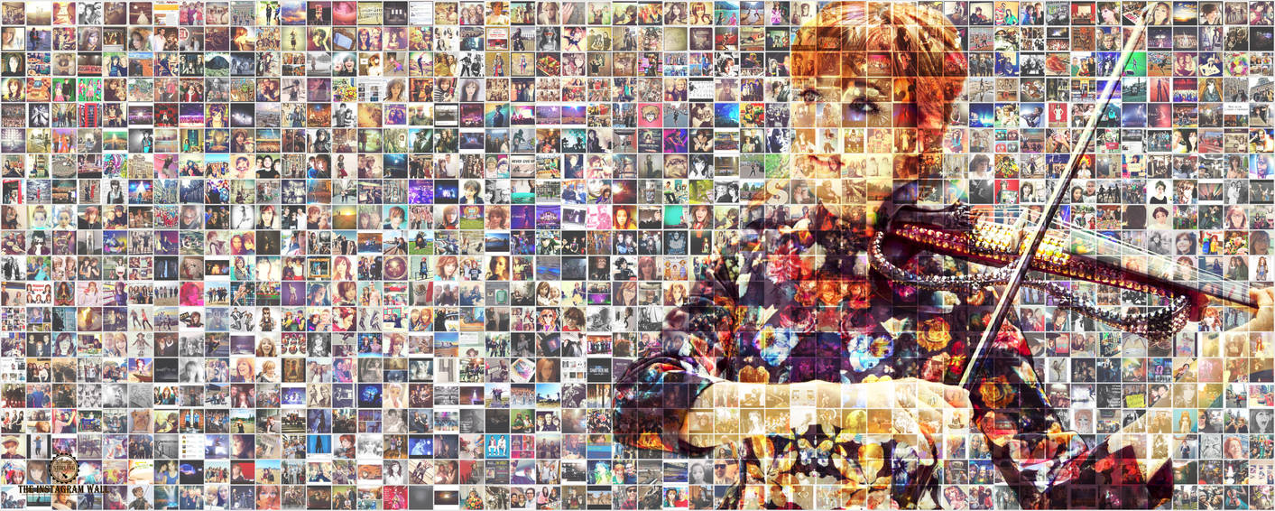 Lindsey Stirling The Instagram Wall by cmdrsamu