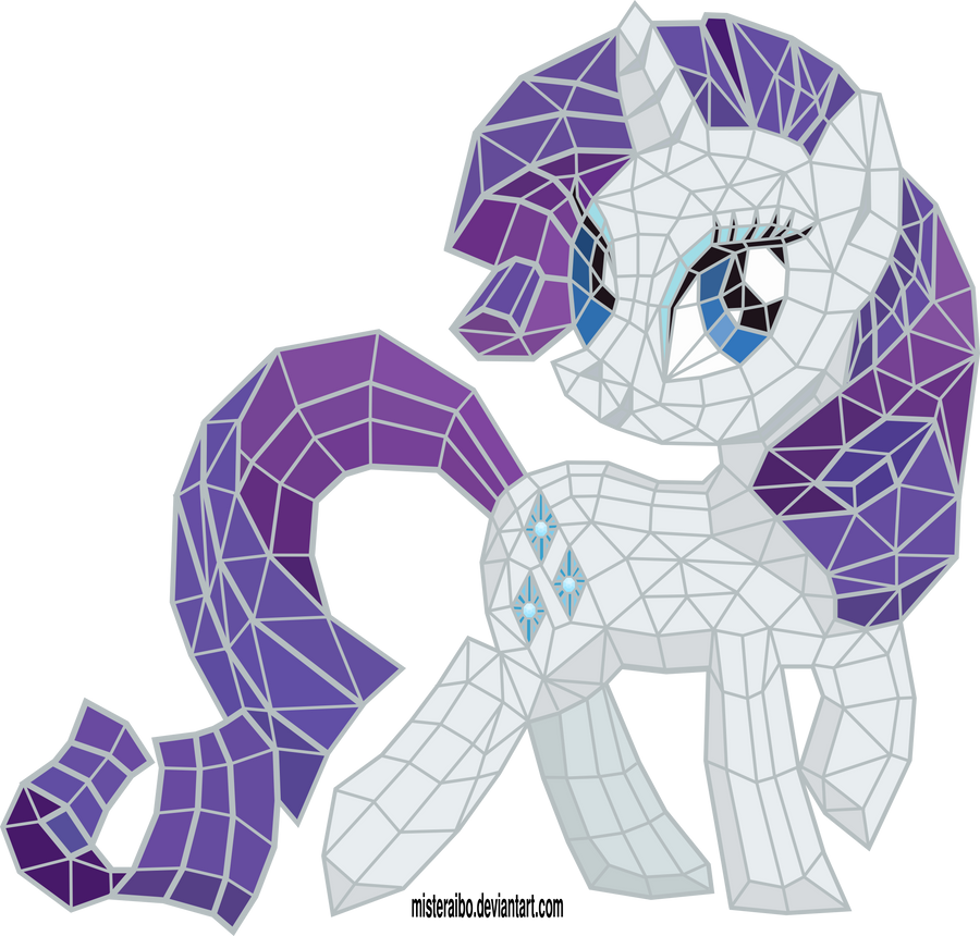 Stained Glass: Rarity by MisterAibo on DeviantArt