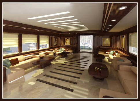 Yacht 1- living room 01