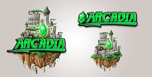 Minecraft Server Logo Design - Arcadia