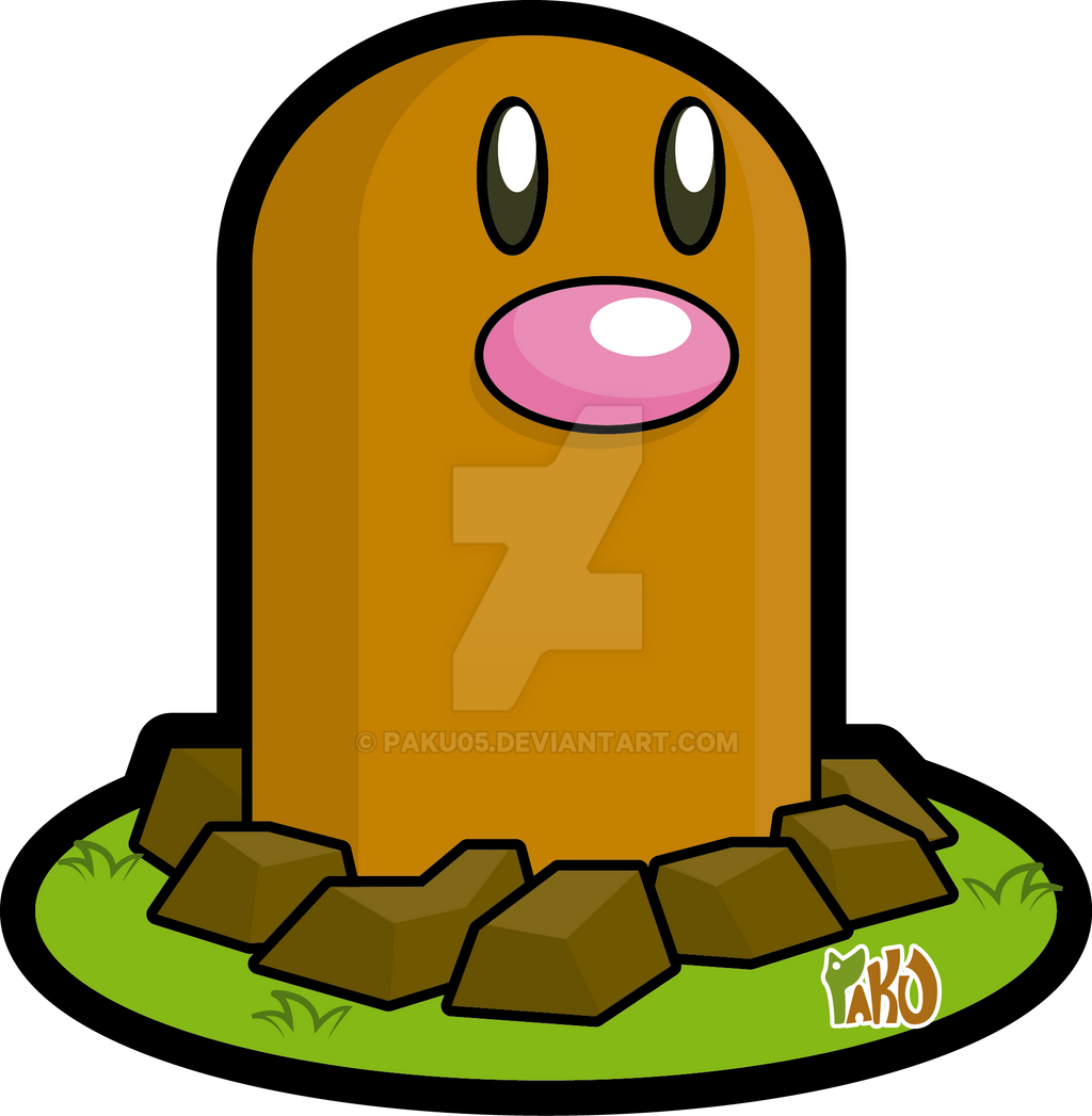 Diglett Fanart Pokemon diglett by Paku05 on DeviantArt