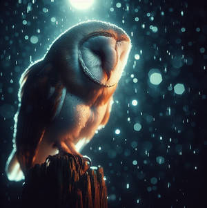 Ai Owl Raining