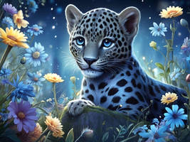 Ai Cute Baby Leopard