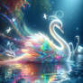 Ai Colorful Swan