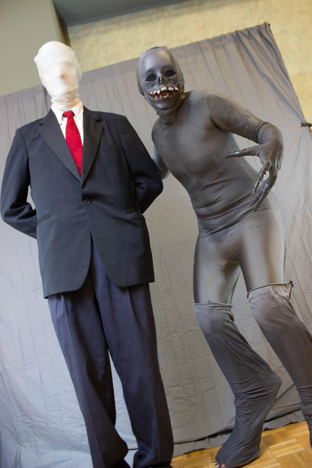 Slenderman and The Rake by dragonfreako on DeviantArt