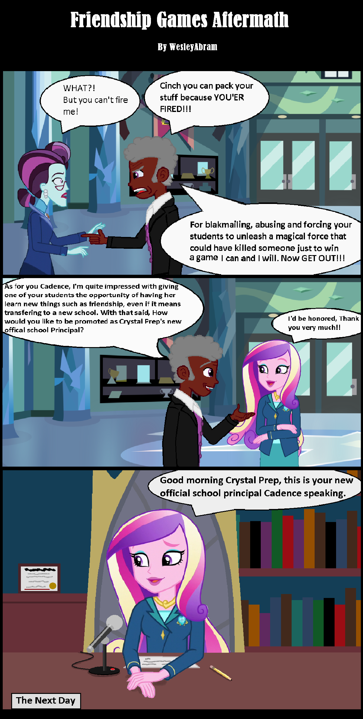 Friendship Games Aftermath (Whole story) by WesleyAbram on DeviantArt