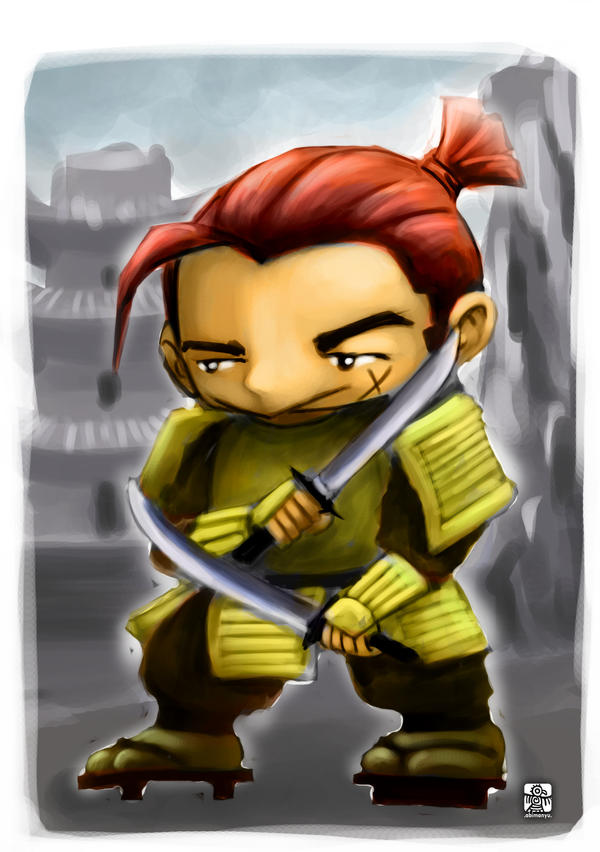 samurai chibi by abimanyudju on DeviantArt