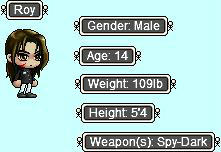 Character Information: Roy by The-Letter-After-H on DeviantArt