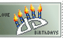 dA Birthdays Stamp - Animated