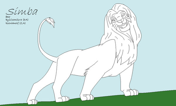 lovely_simba-base by semilove on DeviantArt