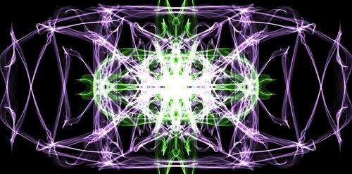 Purple and Green Pattern