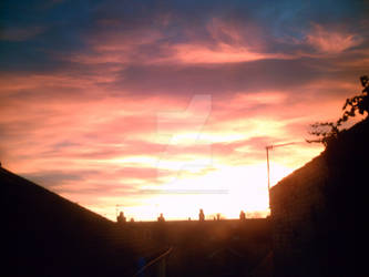 Sunrise over the rooftops