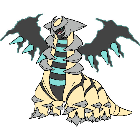 Shiny Origin Forme Giratina by 5991BloodRose1995 on DeviantArt