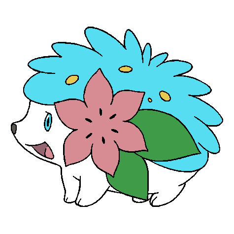 Shiny Shaymin- Sky Forme by vib3s on DeviantArt