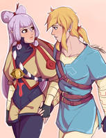 Link x Impa (Age of Calamity)