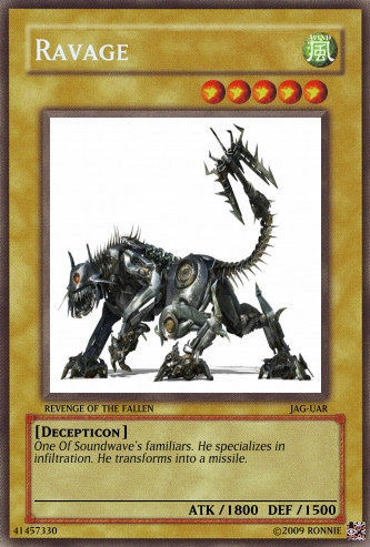 Ravage Yu-Gi-Oh Card