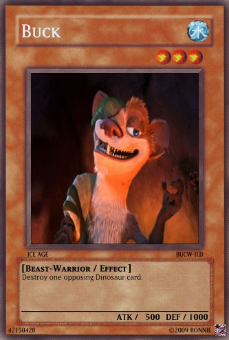 Buck Yu-Gi-Oh Card