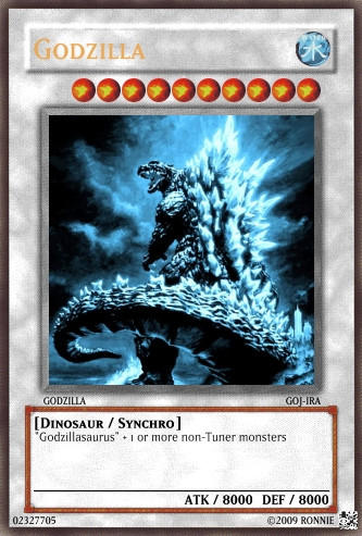 godzilla yugioh cards Godzilla christmas card ideas